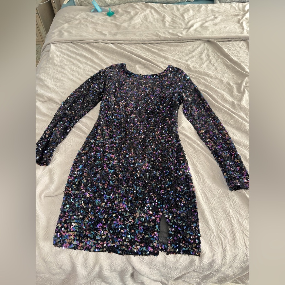 Sparkling Sequin Kids Dress